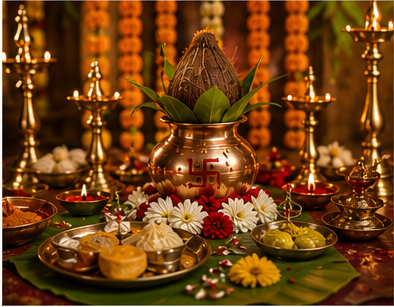 Pooja setup